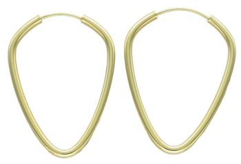 Kolczyki złote owalne pr 585, C5LBFLEX-2-BAR1 OR205574 Złote kolczyki owalne – klasyczna elegancja. Stylowe kolczyki wykonane z wysokiej jakości złota próby 585, o wadze 1,60 g.2.jpg